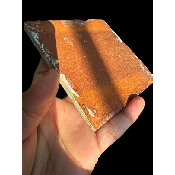 2 antique tile handpainted tiles Pumpkin Pitcher Kitchen Decor 4”x4” - Picture 5 of 15